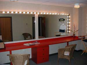 Jumby Bay Studios has men's and women's dressing rooms